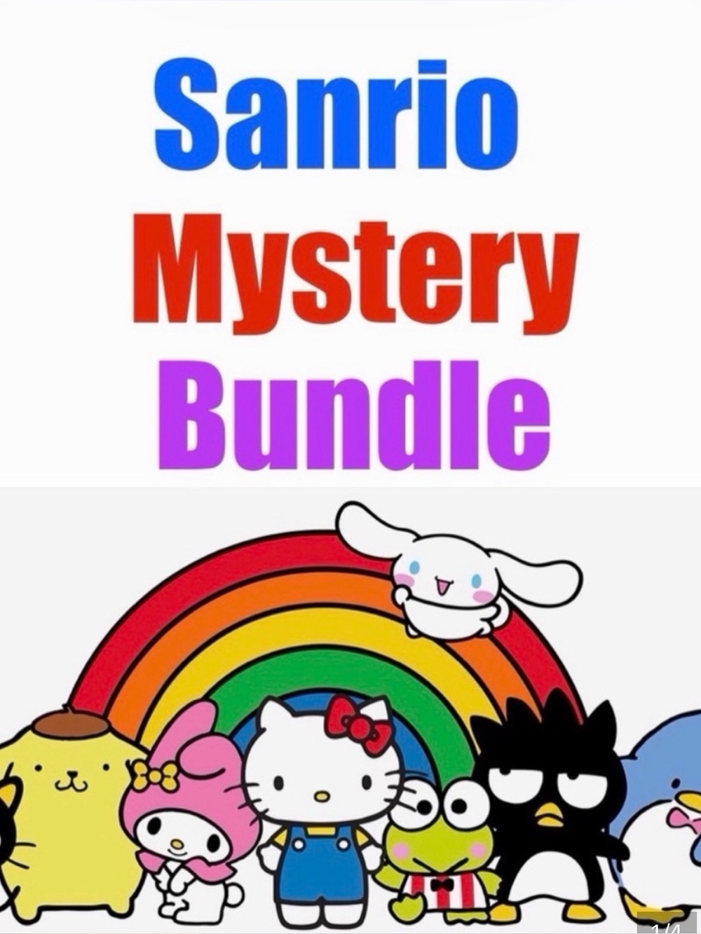 🩷Sanrio 15 Piece MYSTERY BUNDLE - Hello Kitty, Kuromi, My Melody, Cinnamoroll